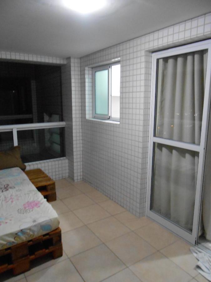 Apto Varanda Gourmet Frente Ao Mar Praia Grande (Santos) Esterno foto