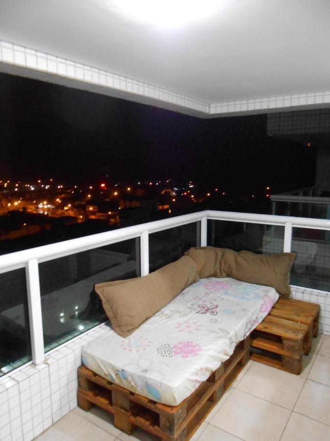 Apto Varanda Gourmet Frente Ao Mar Praia Grande (Santos) Esterno foto